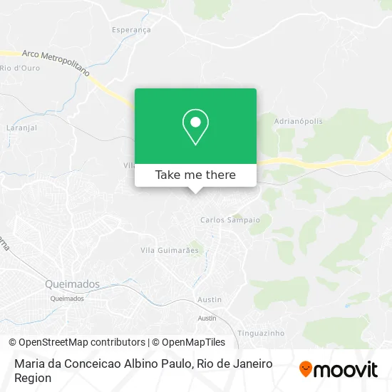Maria da Conceicao Albino Paulo map