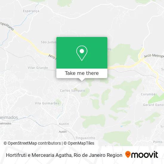 Hortifruti e Mercearia Agatha map