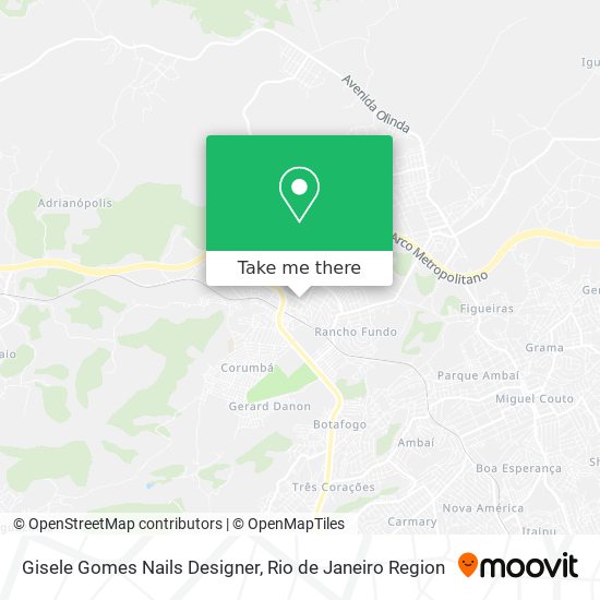 Gisele Gomes Nails Designer map