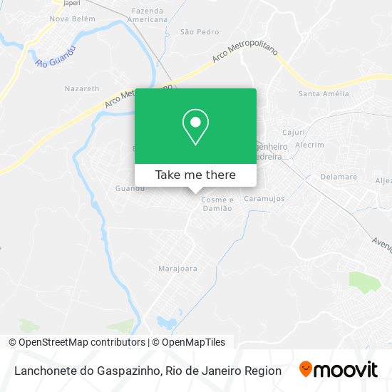 Lanchonete do Gaspazinho map