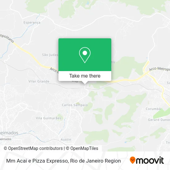 Mm Acai e Pizza Expresso map