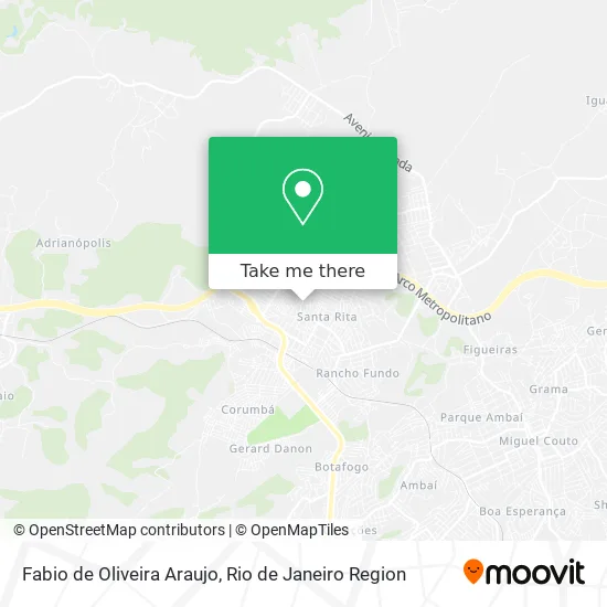Fabio de Oliveira Araujo map
