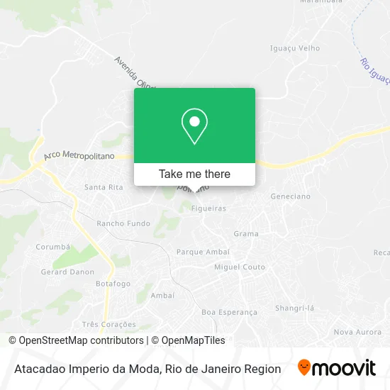 Atacadao Imperio da Moda map