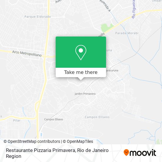 Restaurante Pizzaria Primavera map