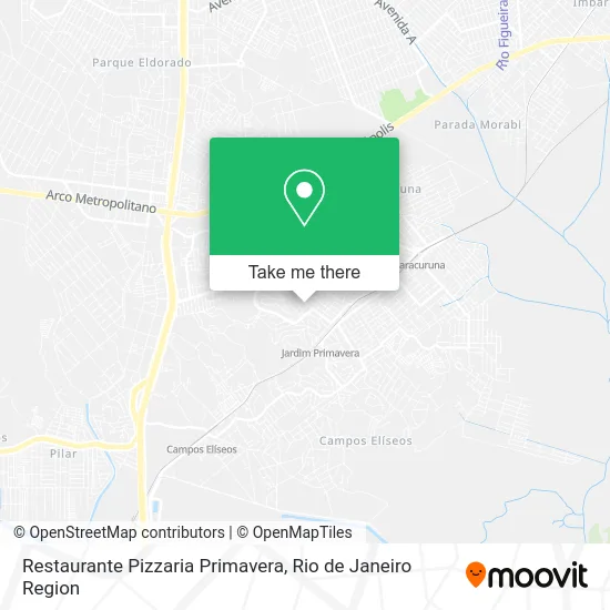 Restaurante Pizzaria Primavera map