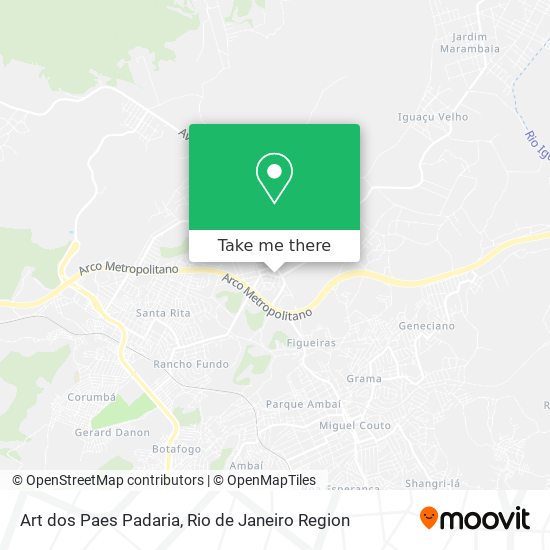 Art dos Paes Padaria map