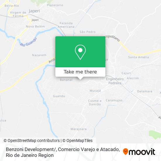 Mapa Benzoni Development / , Comercio Varejo e Atacado