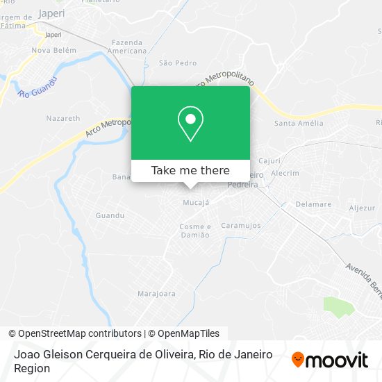 Joao Gleison Cerqueira de Oliveira map