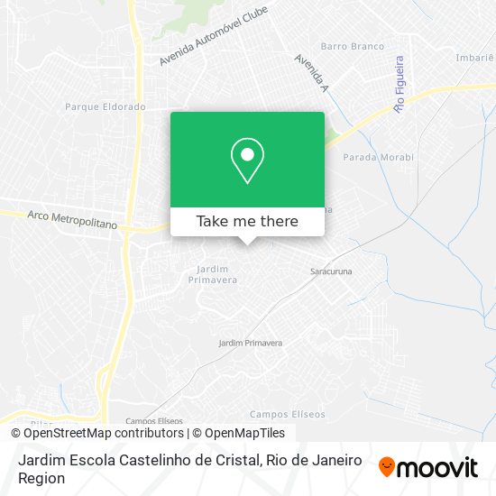 Mapa Jardim Escola Castelinho de Cristal