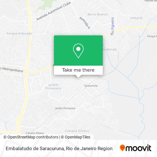 Embalatudo de Saracuruna map