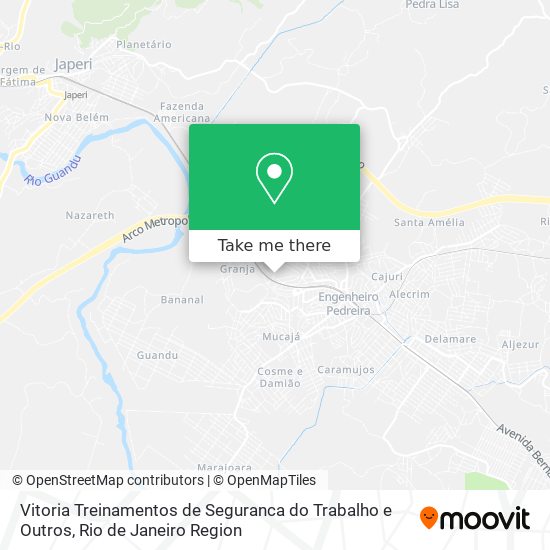 Vitoria Treinamentos de Seguranca do Trabalho e Outros map