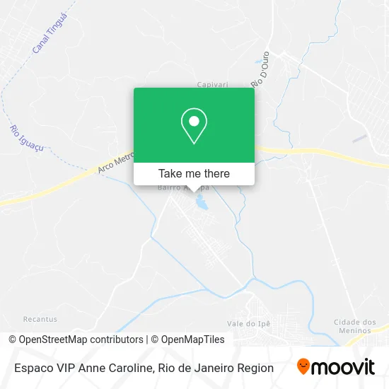 Espaco VIP Anne Caroline map