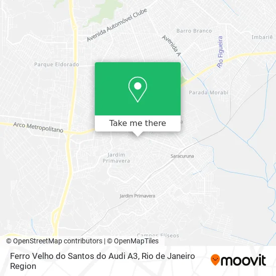 Ferro Velho do Santos do Audi A3 map