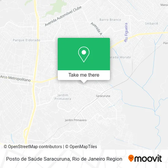 Posto de Saúde Saracuruna map