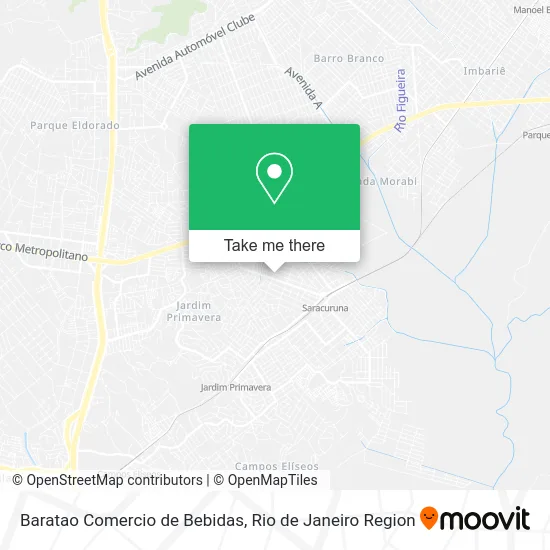 Baratao Comercio de Bebidas map