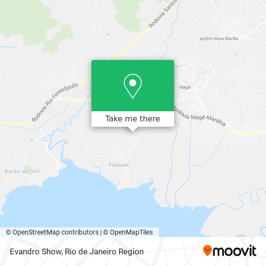 Evandro Show map