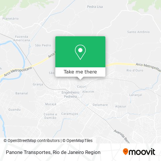 Panone Transportes map