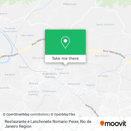 Restaurante e Lanchonete Romario Peixe map