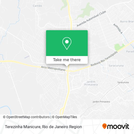 Mapa Terezinha Manicure