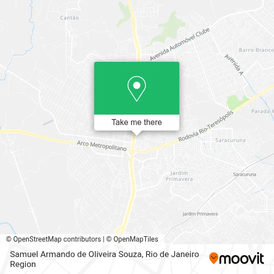 Samuel Armando de Oliveira Souza map