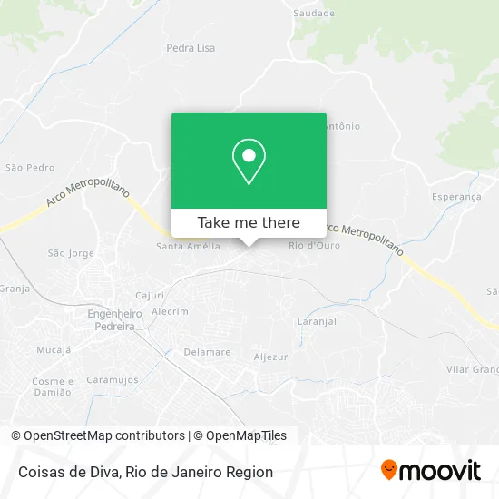 Coisas de Diva map