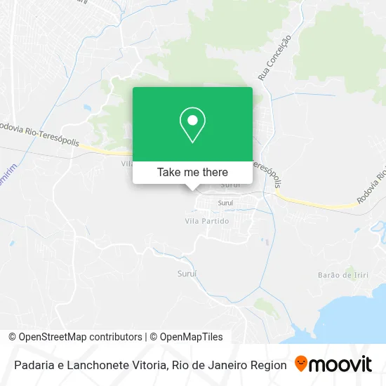 Padaria e Lanchonete Vitoria map