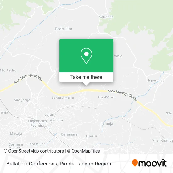 Bellalicia Confeccoes map