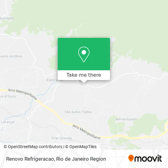 Renovo Refrigeracao map