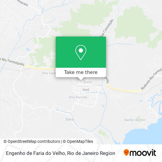 Engenho de Faria do Velho map