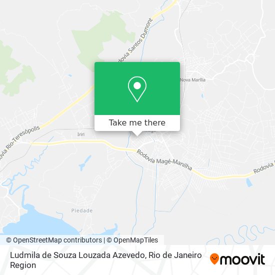 Ludmila de Souza Louzada Azevedo map