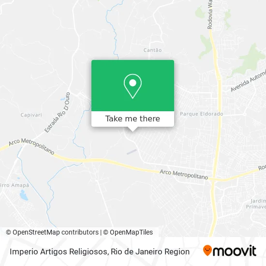 Imperio Artigos Religiosos map