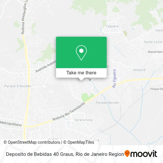 Deposito de Bebidas 40 Graus map