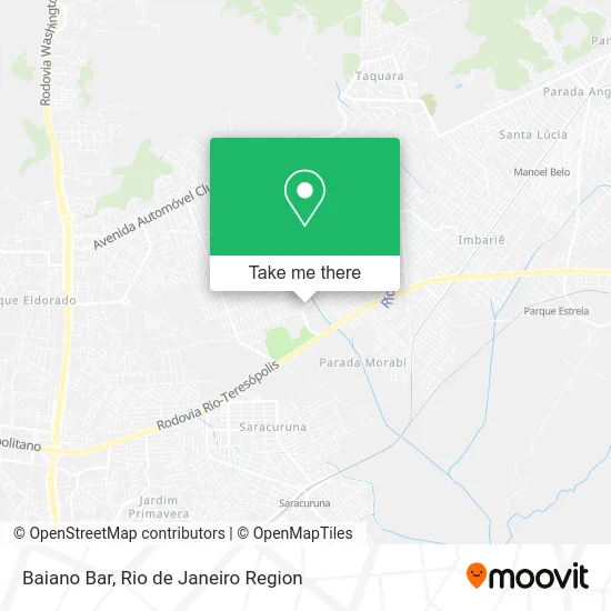 Baiano Bar map