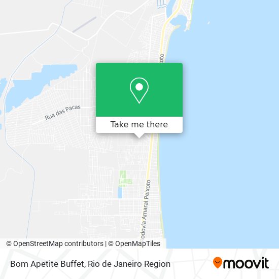 Mapa Bom Apetite Buffet