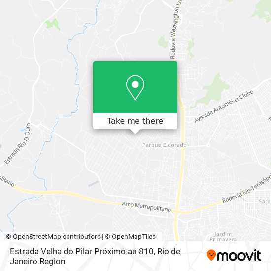Estrada Velha do Pilar Próximo ao 810 map