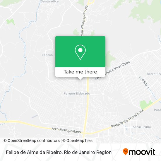 Felipe de Almeida Ribeiro map