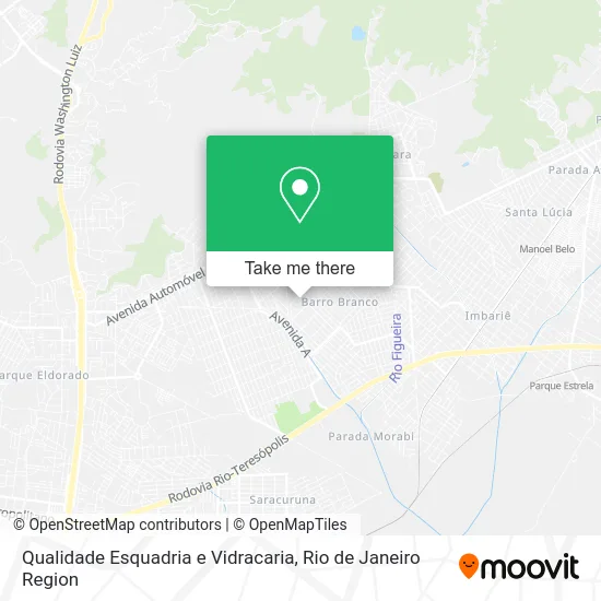 Qualidade Esquadria e Vidracaria map