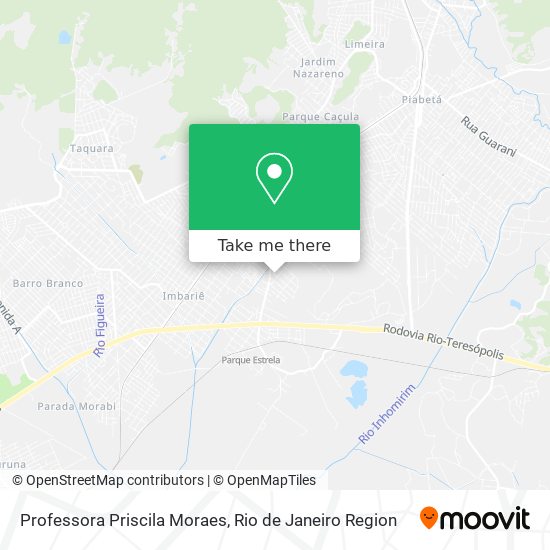 Professora Priscila Moraes map