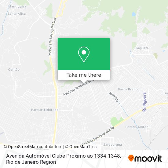 Mapa Avenida Automóvel Clube Próximo ao 1334-1348