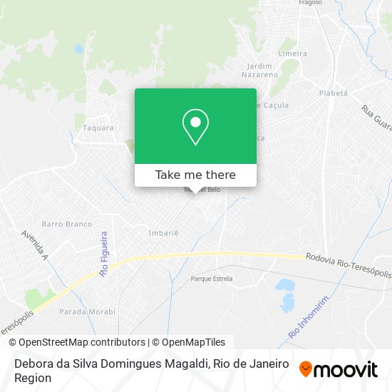Debora da Silva Domingues Magaldi map