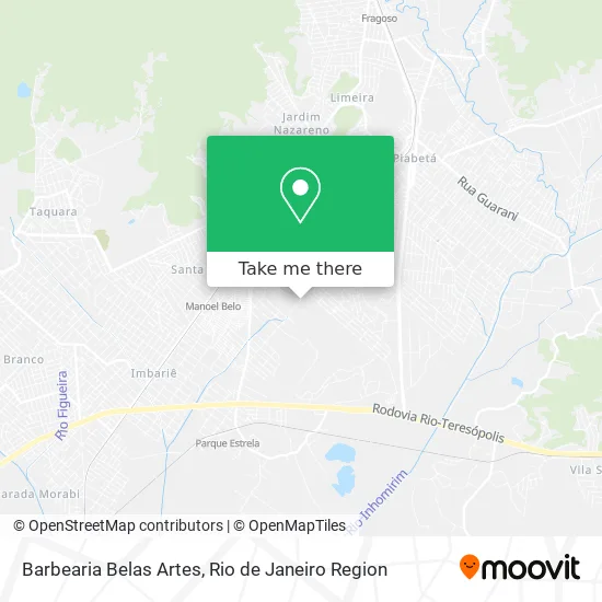 Barbearia Belas Artes map
