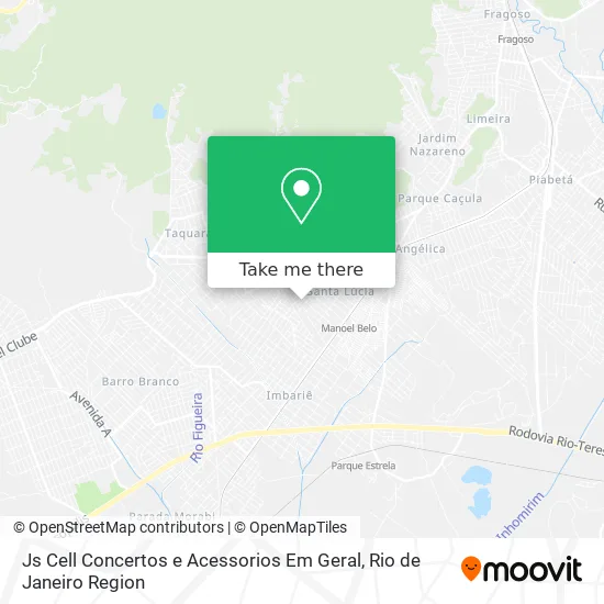 Js Cell Concertos e Acessorios Em Geral map
