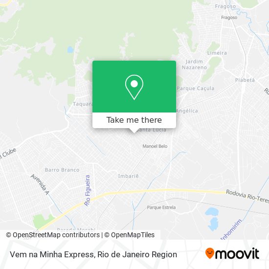 Mapa Vem na Minha Express