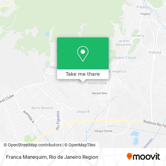 Franca Manequim map