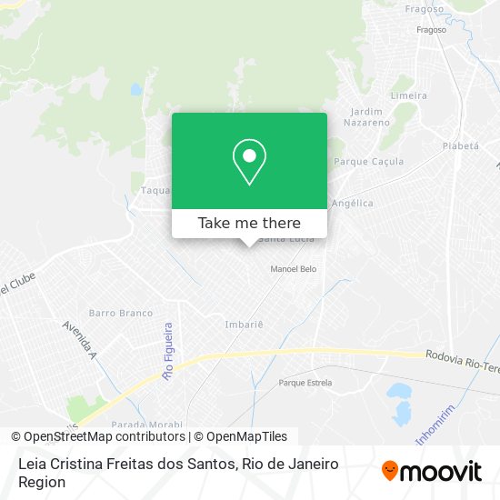 Leia Cristina Freitas dos Santos map