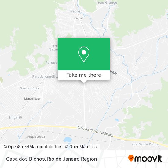 Casa dos Bichos map