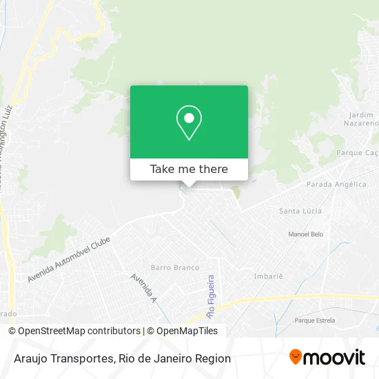 Araujo Transportes map