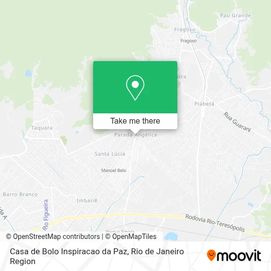 Casa de Bolo Inspiracao da Paz map