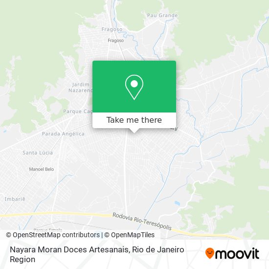 Mapa Nayara Moran Doces Artesanais