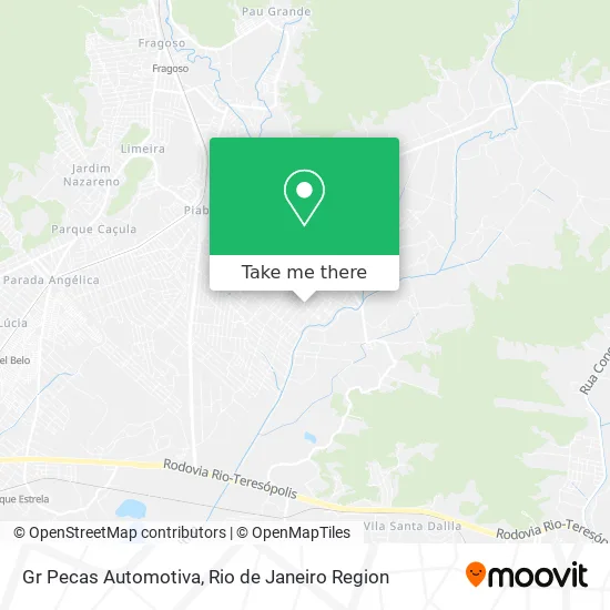 Gr Pecas Automotiva map